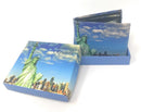 100 LOT Printed Designs Bifold Wallets In Gift Box Cash Card Id Slots Mens Womens Youth Wholesale-Serve The Flag 11 image