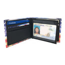 100 LOT Printed Designs Bifold Wallets In Gift Box Cash Card Id Slots Mens Womens Youth Wholesale-Serve The Flag 25 image