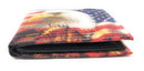100 LOT Printed Designs Bifold Wallets In Gift Box Cash Card Id Slots Mens Womens Youth Wholesale-Serve The Flag 28 image