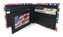 100 LOT Printed Designs Bifold Wallets In Gift Box Cash Card Id Slots Mens Womens Youth Wholesale-Serve The Flag 30 image