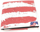 100 LOT Printed Designs Bifold Wallets In Gift Box Cash Card Id Slots Mens Womens Youth Wholesale-Serve The Flag 35 image