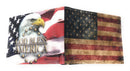 100 LOT Printed Designs Bifold Wallets In Gift Box Cash Card Id Slots Mens Womens Youth Wholesale-Serve The Flag 39 image