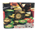100 LOT Printed Designs Bifold Wallets In Gift Box Cash Card Id Slots Mens Womens Youth Wholesale-Serve The Flag 73 image