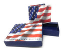 100 LOT Printed Designs Bifold Wallets In Gift Box Cash Card Id Slots Mens Womens Youth Wholesale-Serve The Flag 7 image