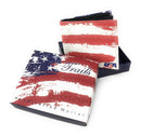 100 LOT Printed Designs Bifold Wallets In Gift Box Cash Card Id Slots Mens Womens Youth Wholesale-Serve The Flag 8 image