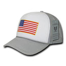 Rapid Dominance Patriotic USA Flag Classic Foam Mesh Trucker Caps Hats-Serve The Flag 16 image
