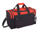 17inch Work Sports Duffle Bags Travel Gym Luggage Carry-On With Side Mesh Pockets-Serve The Flag 1 image