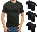 US Military Army Air Force Navy Training Workout Muscle Anti-Microbial T-Shirts-Serve The Flag 3 image