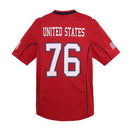 Rapid Dominance Sports Practice Graphic USA Football Jersey-Serve The Flag 12 image