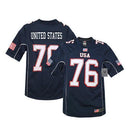 Rapid Dominance Sports Practice Graphic USA Football Jersey-Serve The Flag 10 image