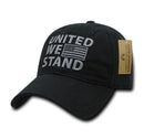 1 Dozen American Flag United We Stand Gadsen Washed Cotton Caps Hats Wholesale Lots-Serve The Flag 5 image