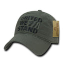 1 Dozen American Flag United We Stand Gadsen Washed Cotton Caps Hats Wholesale Lots-Serve The Flag 7 image