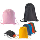 1 Dozen Drawstrings Backpack Rucksack Tote Sacks Pack Bag 14x18inch Wholesale Bulk-Serve The Flag 2 image