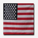 1 Dozen Bandanas USA American Flag Singlesided 100% Cotton Head Wrap Scarf Wholesale Bulk-Serve The Flag 2 image