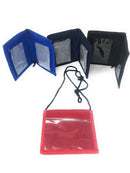 1 Dozen Bi-Fold Foldable Neck Wallet Conference Badge Id Holders Wholesale Bulk-Serve The Flag 15 image