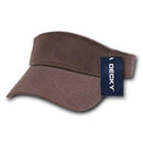 1 Dozen Blank Decky Golf Sports Sun Summer Visors Cotton Wholesale Lots!-Serve The Flag 4 image