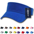 1 Dozen Blank Decky Golf Sports Sun Summer Visors Cotton Wholesale Lots!-Serve The Flag 2 image