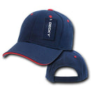 1 Dozen Blank Decky Sandwich Visor Pro Baseball Hats Caps Wholesale Lot-Serve The Flag 11 image