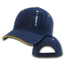 1 Dozen Blank Decky Sandwich Visor Pro Baseball Hats Caps Wholesale Lot-Serve The Flag 10 image