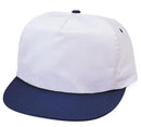 1 Dozen Blank Two Tone 5 Panel Baseball Cotton Twill Hats Caps Wholesale Lot Bulk-Serve The Flag 1 image
