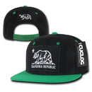 1 Dozen California Cali Bear Patch Snapback 6 Panel Flat Bill Caps Hats Wholesale Lots-Serve The Flag 3 image