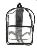 1 Dozen Clear Transparent School Bag Backpack Rucksack Travel Book Wholesale Lot Bulk-Serve The Flag 10 image