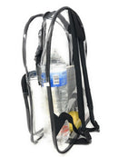 1 Dozen Clear Transparent School Bag Backpack Rucksack Travel Book Wholesale Lot Bulk-Serve The Flag 8 image