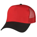 1 Dozen Cotton Twill Baseball Mesh Trucker 5 Panel Hats Cap Wholesale Lot Bulk-Serve The Flag 16 image
