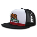 1 Dozen Cuglog California Republic Cal Flag 5 Panel Trucker Caps Wholesale Bulk-Serve The Flag 4 image