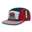 1 Dozen Cuglog California Republic Calflag 5 Panel Racer Caps Hats Wholesale Bulk-Serve The Flag 2 image