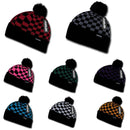 1 Dozen Cuglog Changbai Beanies Checker Flag Style Cuffed Caps Hats Wholesale-Serve The Flag 2 image