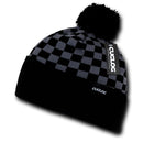 1 Dozen Cuglog Changbai Beanies Checker Flag Style Cuffed Caps Hats Wholesale-Serve The Flag 16 image