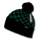 1 Dozen Cuglog Changbai Beanies Checker Flag Style Cuffed Caps Hats Wholesale-Serve The Flag 18 image