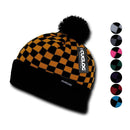 1 Dozen Cuglog Changbai Beanies Checker Flag Style Cuffed Caps Hats Wholesale-Serve The Flag 19 image