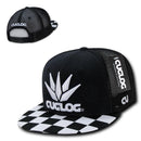 1 Dozen Cuglog Checker 6 Panel Retro Flat Bill Trucker Caps Hats Wholesale Lots-Serve The Flag 3 image