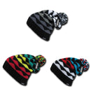 1 Dozen Cuglog K2 Slouch Beanies Pom Winter Cuffed Wholesale Lots-Serve The Flag 2 image