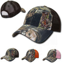 1 Dozen Decky 6 Panel Camouflage Hybricam Trucker Hats Caps Wholesale Lots-Serve The Flag 2 image