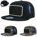 1 Dozen Decky 6 Panel Patch Snapbacks Flat Bill Baseball Hats Caps Wholesale Lots-Serve The Flag 2 image