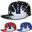 1 Dozen Decky 6 Panel Snapback Baseball Structured Caps Hats Wholesale Lots-Serve The Flag 2 image