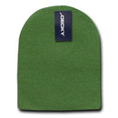 1 Dozen Decky Beanies Uncuffed Short Knit Caps Hats Ski Wholesale Lots-Serve The Flag 10 image