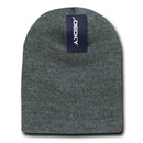 1 Dozen Decky Beanies Uncuffed Short Knit Caps Hats Ski Wholesale Lots-Serve The Flag 6 image
