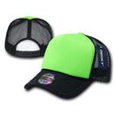 1 Dozen Decky Neon Curved Bill Mesh Trucker Baseball Hats Caps Wholesale Bulk-Serve The Flag 3 image
