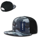 1 Dozen Decky Camouflage Flat Bill Baseball Hats Caps Snapback Wholesale Lots-Serve The Flag 12 image