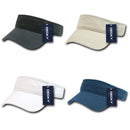 1 Dozen Decky Cotton Chino Twill Polo Visor Golf Tennis Sun Caps Hats Wholesale-Serve The Flag 2 image