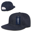 1 Dozen Decky Denim High Crown Snapback Cotton 6 Panel Hats Caps Wholesale Lots!-Serve The Flag 3 image