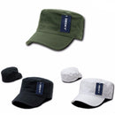1 Dozen Decky Flex Cadet Flat Top Cotton Military Army Caps Hats Wholesale Lot-Serve The Flag 2 image