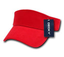 1 Dozen Decky Golf Tennis Summer Sun Visor Visors 100% Cotton Kids Boys Girls-Serve The Flag 10 image