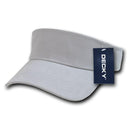 1 Dozen Decky Golf Tennis Summer Sun Visor Visors 100% Cotton Kids Boys Girls-Serve The Flag 3 image