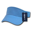1 Dozen Decky Golf Tennis Summer Sun Visor Visors 100% Cotton Kids Boys Girls-Serve The Flag 5 image