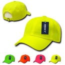 1 Dozen Decky Neon Pre Curved Bill 6 Panel Low Crown Dad Hats Caps Wholesale-Serve The Flag 1 image